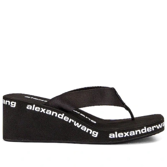 ALEXANDER WANG Nylon Wedge Heeled Sandals - Picture 2 of 7